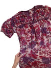 early 70s indian gauze floral dress