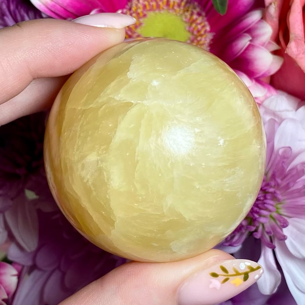 Image of Orange Calcite Sphere