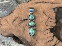 Image 1 of Bamboo Mountain Triple Stone Pendant