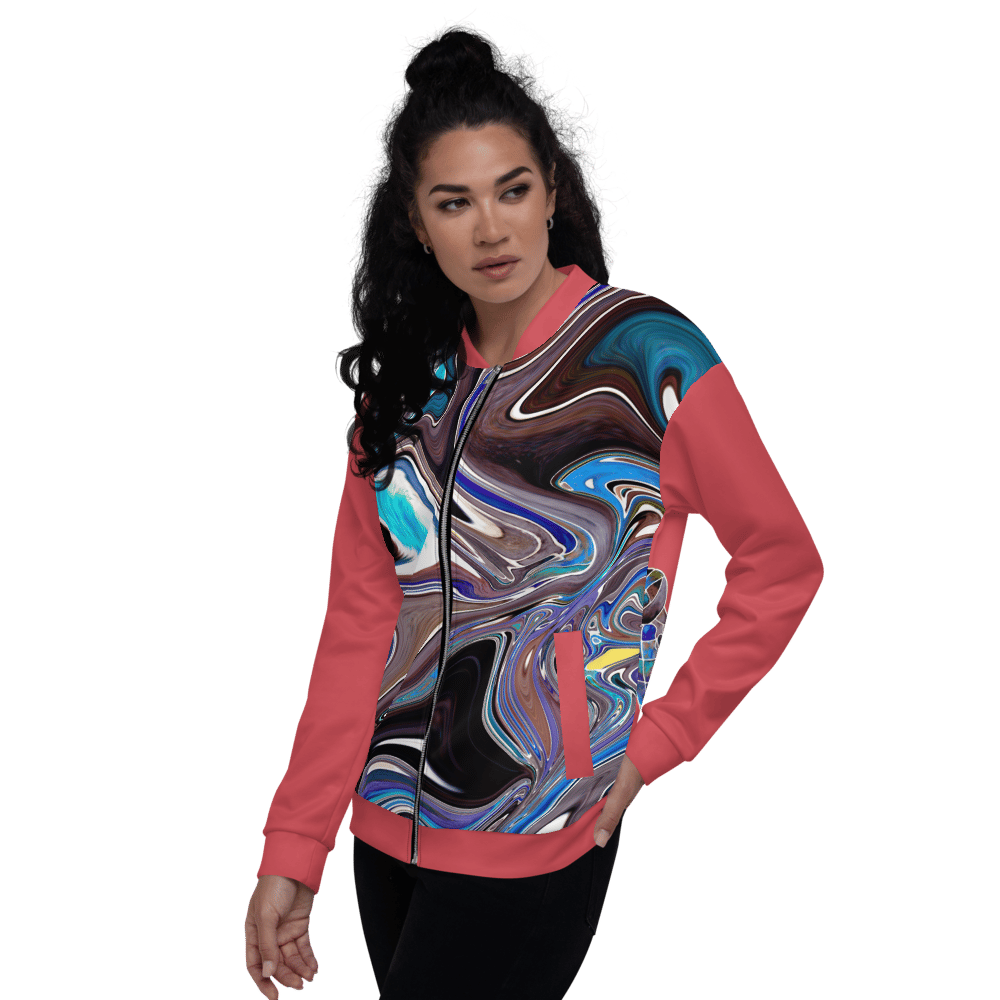 Image of Blue Penguins Art-Space Unisex Bomberjacke Mandy