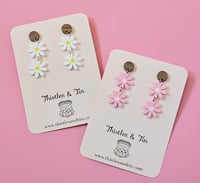 Image 1 of Large Daisy Dangles