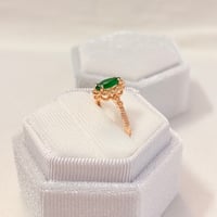 Image 2 of Green Stone Ring