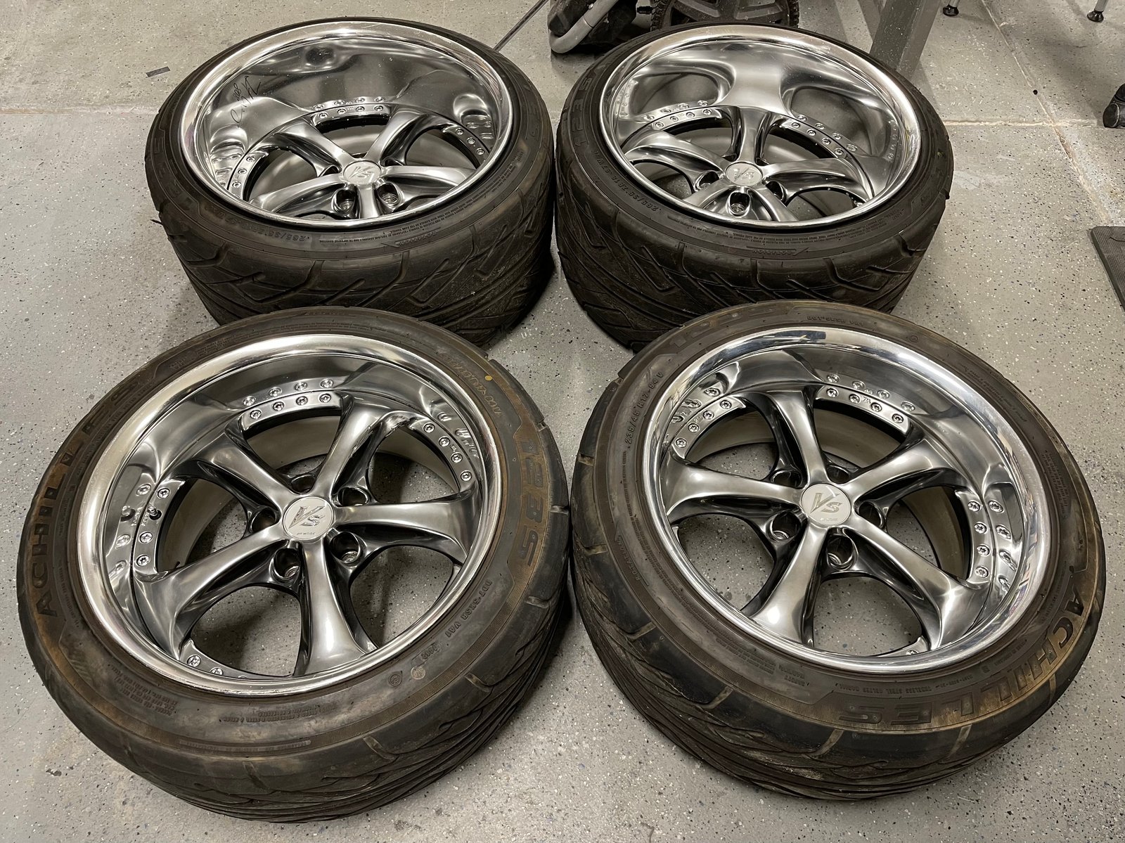 Work VS-KF 5x114.3 17x9.5 -1 (R) 18x-11-5 (O) oem work barrels ...