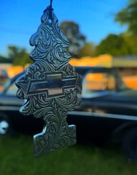 Image 1 of Chevy emblem front/back