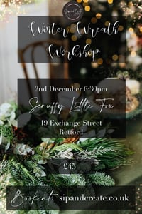 Winter Wreath Making at Scruffy Little Fox