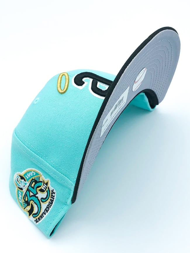 Anaheim Angels Mint/Black HatClub - Grey UV