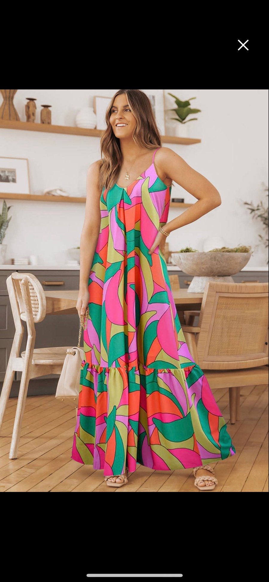 Image of Multi- Color Maxi Dress