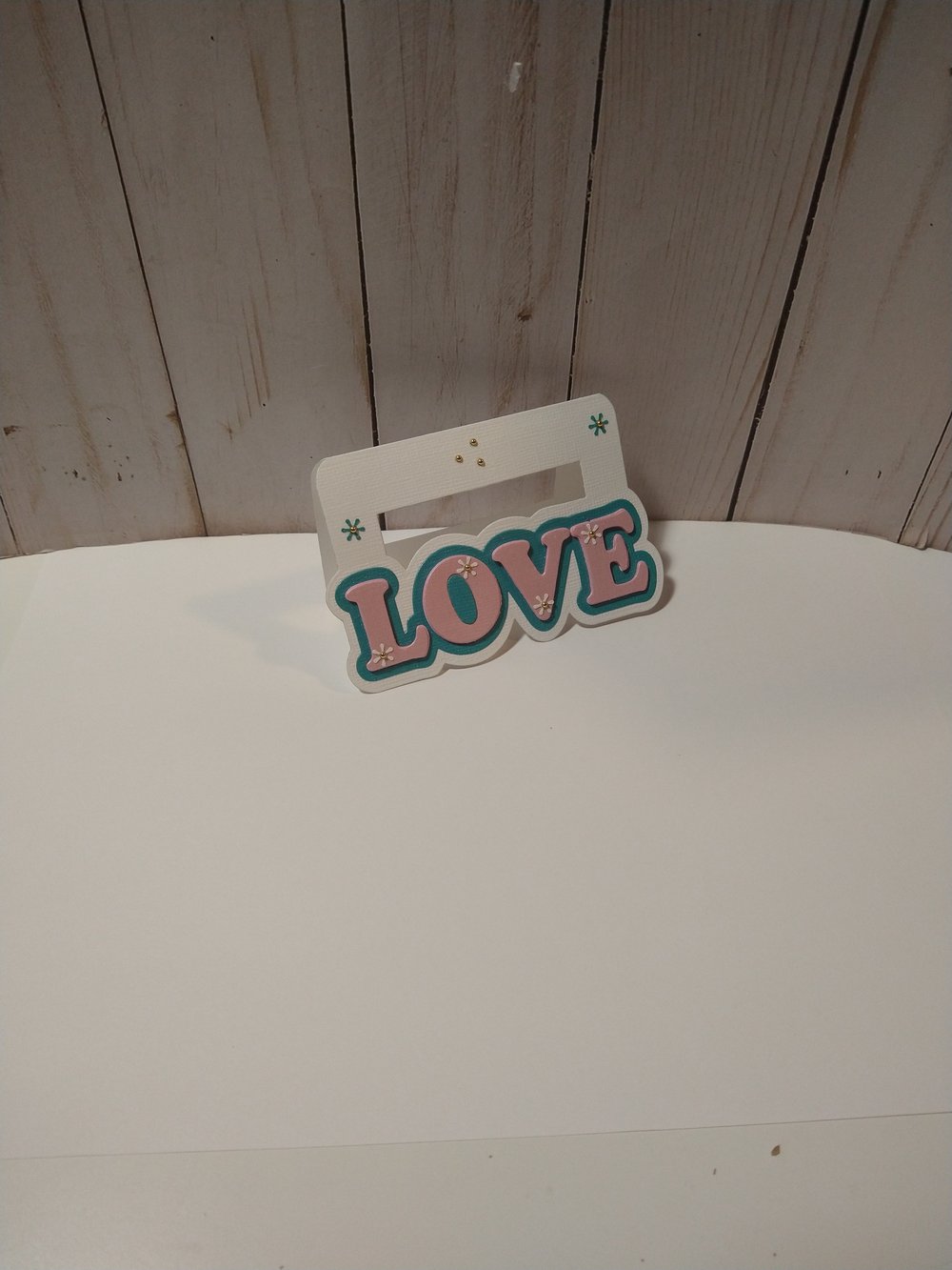 Image of Small "LOVE" Bag Topper