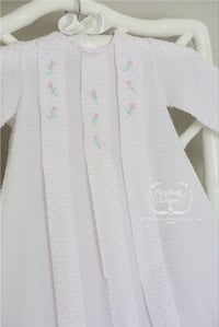 Image 1 of Bailee Box Pleat Day Gown & Diaper Set