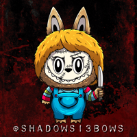 Image 7 of Horror Labubu Stickers 