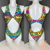 Image 4 of Rainbow Safari- Peri bodysuit