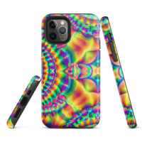 Image 4 of Psychedelic Tough iPhone case - Rainbow