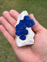 Image 6 of Azurite Suns On Matrix Specimen #2609