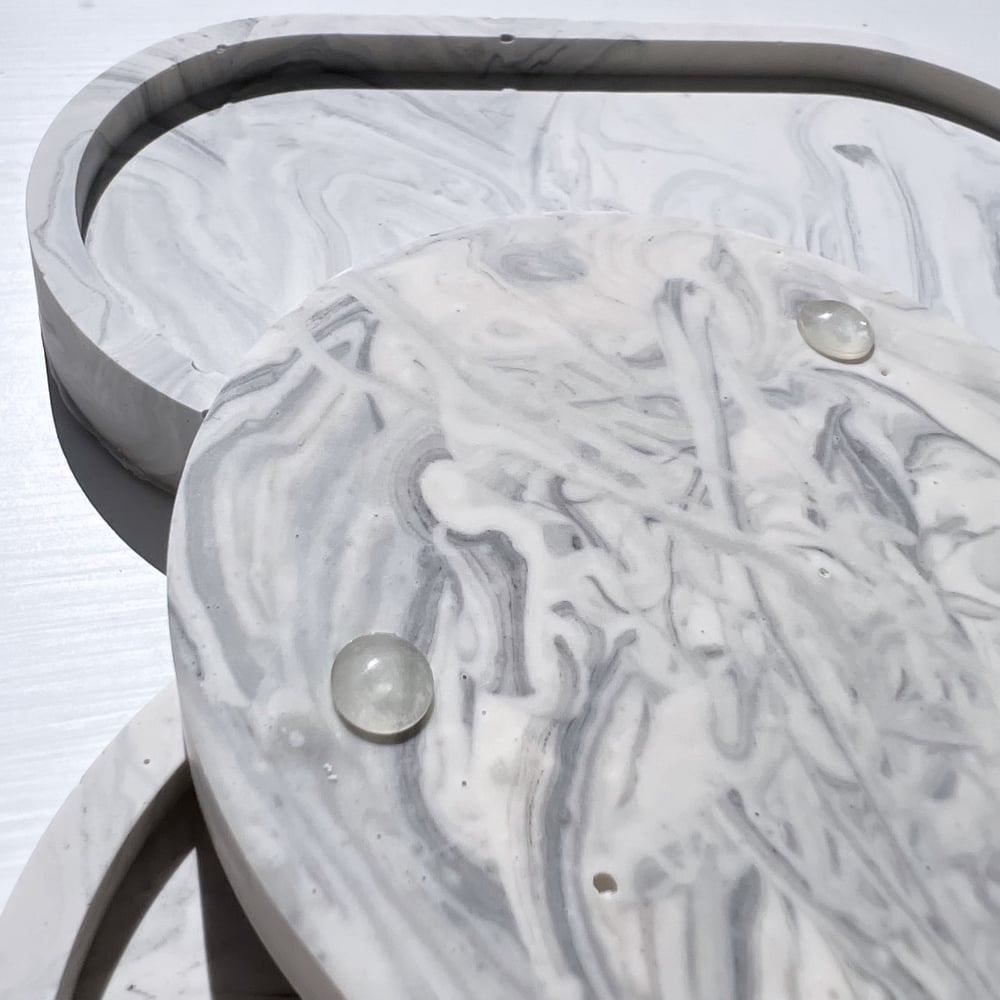 Image of Hand-Poured Marble Tray