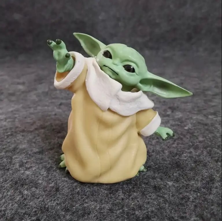 Grogu Figurine Baby Yoda from the Mandalorian Image 3