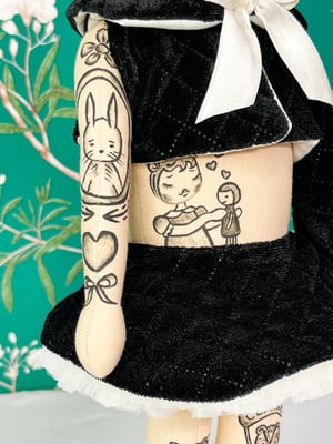 Image of RESERVED FOR CLAIRE TATTOO DOLL