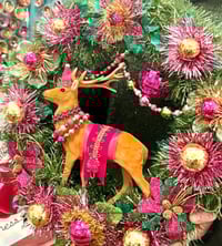 Image 3 of Saturday November 1st Winter Wonderland Tinsel Wreath Making Class 