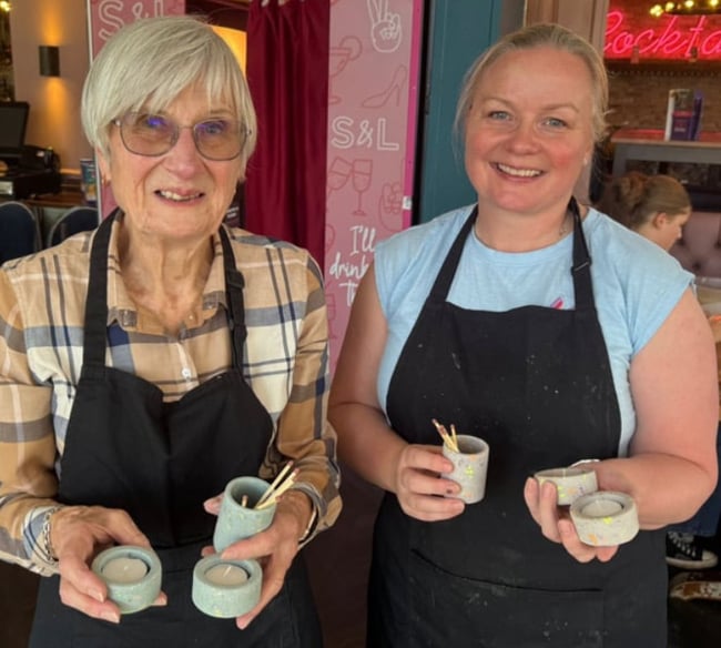 Jesmonite terrazzo: match strike pot and two tea light holder workshops.  25/01/26