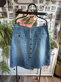Image 1 of Lane Bryant denim skirt 