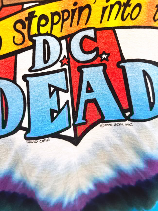 Rare Grateful Dead 1995 D.C. Dead T-Shirt - Size XL