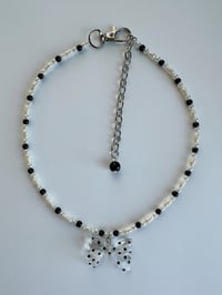 Image 2 of Polka Dot Baby Bow Necklace