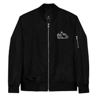 Image 1 of Bite Me Podcast recycled bomber jacket