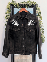 Image 2 of Misfits Hand Painted Levi's Jacket 