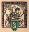 Scorpius And Albus Block Print