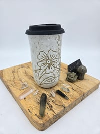 Image 2 of White Cosmo Travel Mug