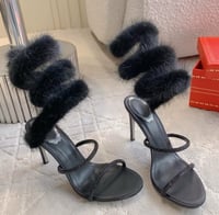 Image 1 of FLUFF SPIRAL TWIST HEELS