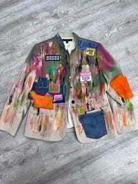 Custom painted Orange Sassy Blazer
