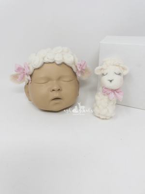 Image of Lamb headband and snuggler RTS 