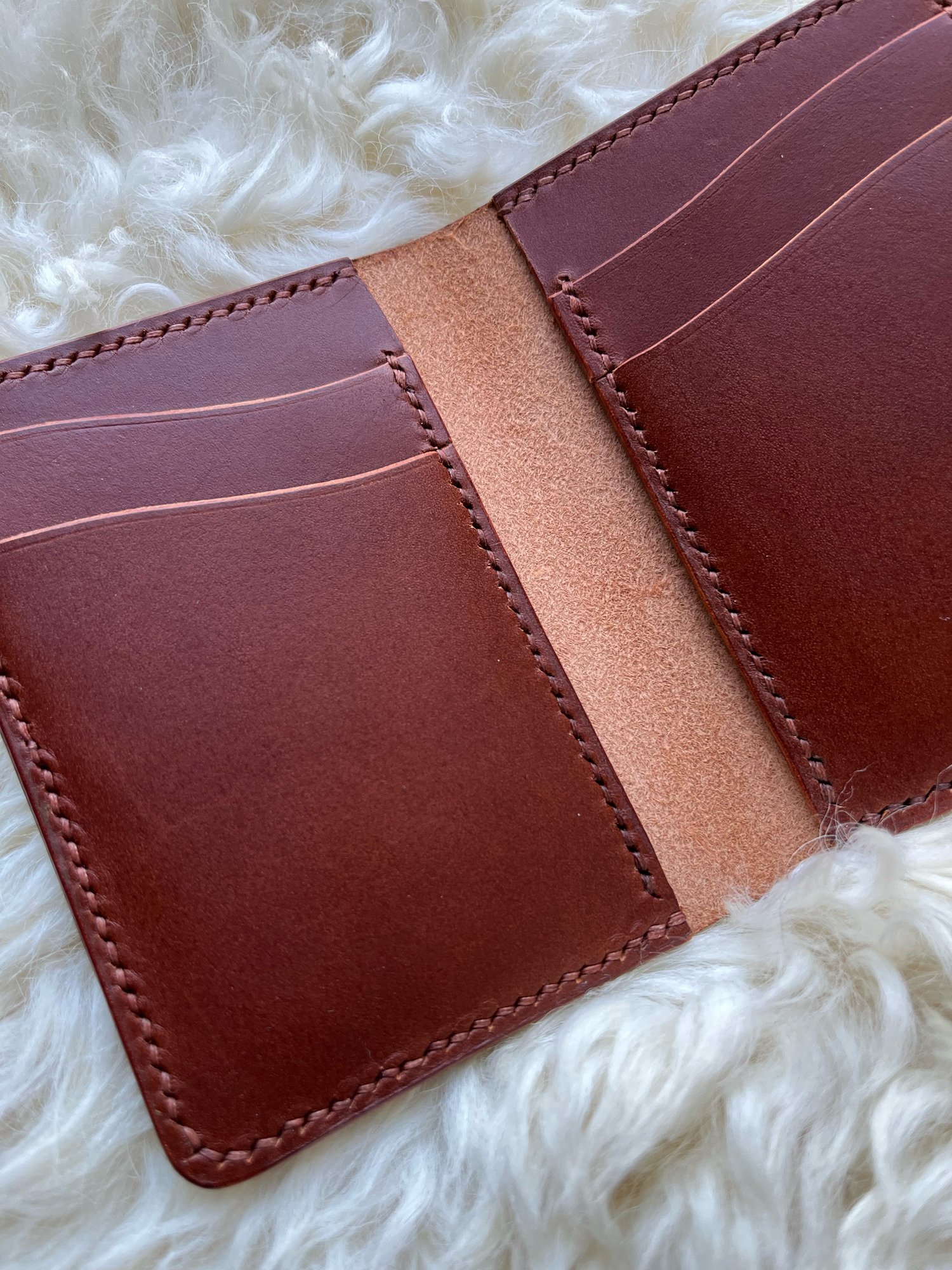 Image of Chestnut Buttero Vertical Cardholder