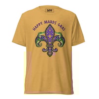 Image 3 of Alligator Fleur De Lis Mardi Gras Short sleeve t-shirt