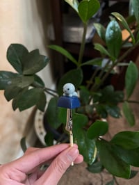 Image 2 of Blue smiski keycap 🌀🪴