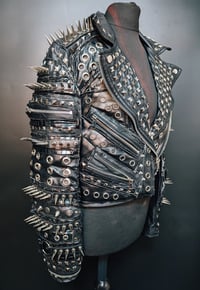 Image 11 of MAIDEN FEAR OF THE DARK BIKER JACKET 