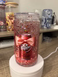 Image 1 of Dr. Pepper snowglobe tumbler 