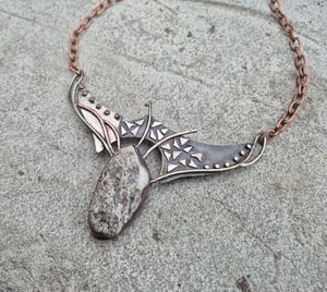 Necklace with pebbles from lake Como