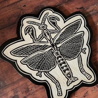 Image 4 of Praying Mantis Woodcut 