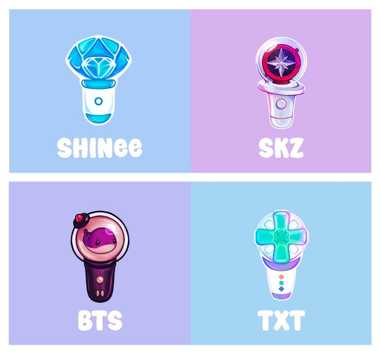 [CHARMS] K-POP Lightsticks 🌸 Image 2