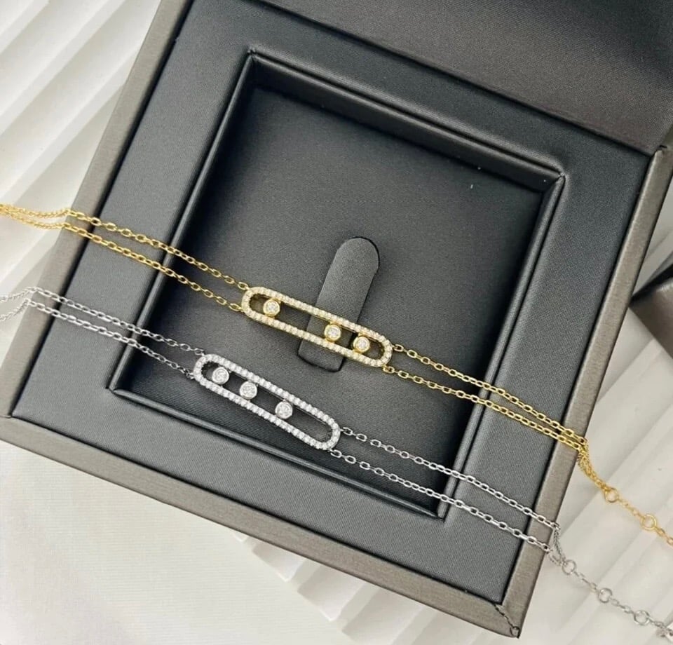MESS*** 18 GOLD PLATED BRACELET (Gold )