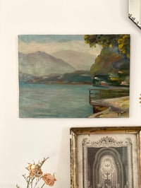 Image 2 of Huile sur panneau - lac