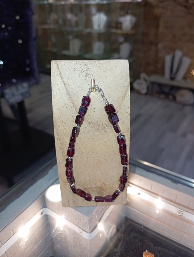 Bracelet grenat alamndin 2