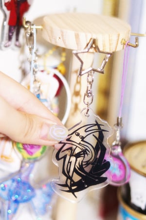Mister Man Ying Yang Keychain