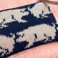 Image 3 of Pig Pouch No.1 Hand Stitched