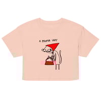 Image 2 of Women’s crop top ANGRY WOMEN 