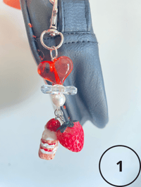 Image 2 of 🍓strawberry cheesecake keychains🍓