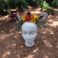Image 1 of Woodland Fae Deer Headband 