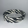 Flat Zebra Bangle