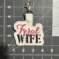 Image 10 of Embroidered Vinyl Keychains